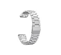Bracelet en acier inoxydable 22mm 26mm Compatible avec Garmin Fenix 8 7 Pro 7X 6 6X 5X 8X Plus/Epix/ Tactix7Pro(Silver,22mm For Fenix 7 7 Pro)