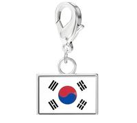 Bracelet en acier inoxydable avec fermoir mousqueton, pendentif de campagne pour voyage, cadeau, accessoire de style carte