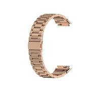 Bracelet en acier inoxydable compatible avec les bracelets for Huawei Band 8, 7 et 6 Pro/Honor Band 6 et 7(Rose gold,For Huawei Band 6)