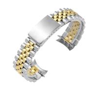 Bracelet en acier inoxydable de 18 mm, 19 mm, 22 mm, 20 mm, adapté à la bande solide en métal for Rolex, adapté à la montre for Samsung 4 Gear S3 S2, adapté au bracelet for Huawei GT 2Pro(Color:Silver