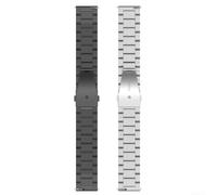 Bracelet en acier inoxydable de 22 mm pour Watch5 Active et Watch5 Lite, offrant une liberté de mouvement complète et une flexibilité naturelle du poignet (noir)