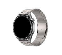 Bracelet en acier inoxydable de 22mm Pour Huawei Watch5 GT6Pro GT5Pro 46mm, bracelet de rechange en métal Pour GT6 GT5 GT4(Titanium,For Watch 5 46mm)