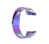 Bracelet en acier inoxydable for Garmin Forerunner 45 45s, Bracelet de montre en métal adapté for Garmin forerunner Swim 2/45/45S(Colorful,For forerunner 45)