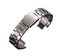 Bracelet en acier inoxydable, montre à usage général, 18mm, 20mm, 22mm, remplacement du bracelet(2 Silver,20mm)