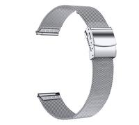 Bracelet en acier inoxydable pour Huawei Watch 2/Garmin Vivoactive 3, 20 mm Silver