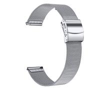 Bracelet en acier inoxydable pour Huawei Watch 2/Garmin Vivoactive 3, 20 mm Silver