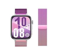 Bracelet en acier inoxydable Pour Huawei Watch Fit4 Pro, connecteurs spécialisés, bracelet de remplacement en métal Pour Huawei Fit 4 3 2 Accessoires(Rose pink purple,For Fit 4)