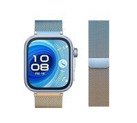 Bracelet en acier inoxydable Pour Huawei Watch Fit4 Pro, connecteurs spécialisés, bracelet de remplacement en métal Pour Huawei Fit 4 3 2 Accessoires(Retro Gold Blue,For Fit 2)