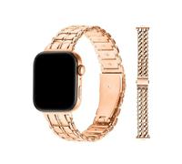 Bracelet en acier inoxydable Pour Huawei Watch Fit4Pro Fit4 Fit3, connecteurs spécialisés, bracelet réglable(Rose Gold,For FIT 3)