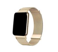 Bracelet en acier inoxydable Pour Huawei Watch Fit4Pro Fit4 Fit3 Fit2 Connecteurs spécialisés Remplacez le bracelet en métal Accessoires(Pale Gold,For fit 4 pro)