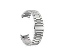 Bracelet en acier inoxydable titane adapté for Samsung Galaxy Watch 6 Classic 43 47 mm 40/44 mm, adapté for Galaxy Watch 6 5 4 sans écarts. ( Color : Metal Silver A , Size : Watch 6 Classic 47mm )