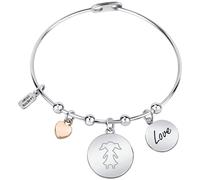 Bracelet en acier massif avec pendentifs Famille LPS05ASF26