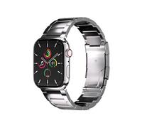 Accezz Bracelet en acier Titane mat pour Apple Watch | 38/40/41/42 mm - Argent