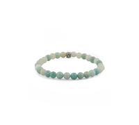 Bracelet en Amazonite, Pierres Naturelles, Sphères 6mm, Énergie Apaisante, Harmonie, Communication, Cadeau Bien-Être, Taille Unique - Corail