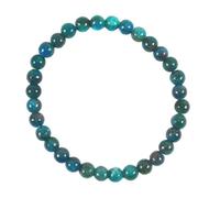 Bracelet en Apatite Bleue - AAA - 6mm - Élastique - Lithothérapie - Perte de poids