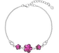 Bracelet en argent avec cristaux Swarovski fuchsia 33112.3 fuchsia