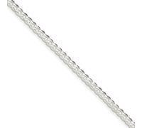 Bracelet en argent sterling 925 massif poli de 4,5 mm, chaîne gourmette de 20 cm, bracelet à maillons mousquetons pour homme et femme