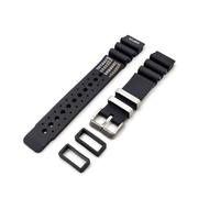Bracelet en caoutchouc compatible avec Citizen Promaster Aqualand Ny nd Limits 20 22 24 mm Sub Diver, Noir , 24mm, Sportif