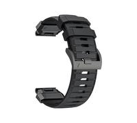 Bracelet en caoutchouc fluoré 22mm 26mm Pour Garmin Fenix 8 7X 7 6 6X Pro Epix Pro Gen2 47mm 51mm 5XPlus QuickFit(Black,QuickFit 26mm)