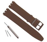 Bracelet en caoutchouc - Pour remplacer le bracelet d'une montre - Imperméable - 16 mm 16 mm marron