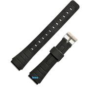 Bracelet en caoutchouc résine compatible avec Casio F-91W - Largeur 18 mm - F-91 / F-105W / W-59