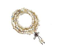 Bracelet en céramique à trois cercles avec 108 perles bouddhistes style ancien élégant pour femmes et étudiants, taille unique, Céramique