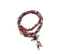 Bracelet en céramique à trois cercles avec 108 perles bouddhistes style ancien élégant pour femmes et étudiants, taille unique, Céramique