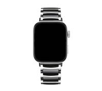 Bracelet en céramique Pour Huawei Watch Fit 3/4, Band de rechange Pour Huawei Watch Fit 4 Pro, bracelet en acier inoxydable(Silver black,For fit 4 pro)