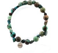 Bracelet en chrysocolle des États-Unis + perles de chrysocolle de Namibie 8 mm qualité 7A