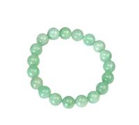 Bracelet En Cristal De Pierre Précieuse Chakra, Bracelet En Pierre Naturelle Pour Femmes Et Hommes, Pierre De Calcédoine Verte, Bracelet De Mode En Perles De Yoga, Bracelet Extensible Assorti, Cad