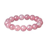 Bracelet en cristal de quartz rose