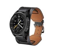 Bracelet en cuir 22 mm 20 mm for Samsung Galaxy Watch 4/5/Active 2 44 mm 40 mm/3/Gear S3 Bracelet de montre for Huawei Watch 4/3/GT2 Pro/Amazfit GTR(Black,For other 22mm)
