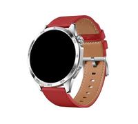 Bracelet en cuir 22mm Pour HUAWEI WATCH GT 6 5 4 46mm Ultimate2, 20mm Pour Garmin VivomoveLuxe/tendance/Style/Sport/HR Accessoires(Red,For Ultimate 2)