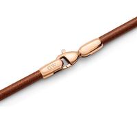 Bracelet en cuir brun discret St Mawes Perfect Pair DW9980051 - Longueur : 20,5 cm