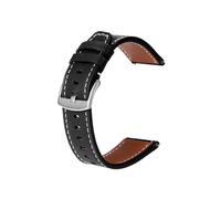 Bracelet en cuir de 22mm adapté à la montre for Xiaomi Color 2/Sports S1 Pro(Black,For Xiaomi Watch S1)