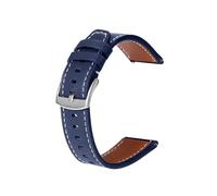Bracelet en cuir de 22mm adapté à la montre for Xiaomi Color 2/Sports S1 Pro(Blue,22mm)