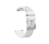 Bracelet en cuir et Silicone 22mm Pour Huawei Watch GT 6 6Pro 5 5Pro 4 46mm Runner2 Buds2 Ultimate 2 bandes de remplacement(White,For GT Runner 2)