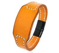 Bracelet en cuir fait à la main léger unisexe accessoire confortable pour homme femme cuir de vache durable, taille unique, Comme décrit
