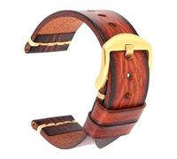 Bracelet en cuir fait main pour homme, 20 mm/22 mm, longueur 20 cm, style vintage, avec boucle ardillon, accessoires de bracelet remplaçables,Or brun,26 mm