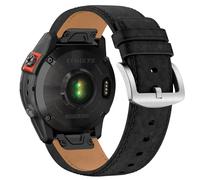 Bracelet en Cuir Fenix 8 51mm, Bracelet de 26mm pour Fenix 7X/ Fenix 7X Solar/Fenix 7X Sapphire Solar/Fenix 7X Pro, Fenix 6X pro/Sapphire/Fenix 5X /plus/Fenix 3 /HR/Garmin Enduro/Descent Mk1 Mk2 Mk2i