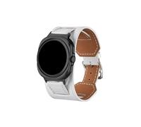 Bracelet en cuir for Compatible avec Samsung Galaxy Watch Ultra 47 mm Bracelet Ceinture Bracelet de montre Bracelet de sport Accessoires(White)