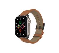 Bracelet en cuir Timeless pour Apple Watch 44/45/46/49mm, marron