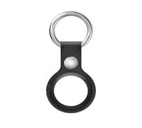 Muvit Porte-clés pour AirTag Cuir PU Noir