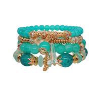 Bracelet en cuir personnalisé pour homme Bracelet multi-style Cercle Main String Perle Femme Accessoire Demoiselle d'honneur, taille unique, Acier allié, Pas de gemme