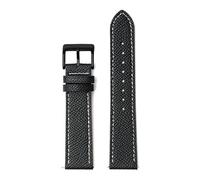Bracelet en cuir pour homme, 20 cm de long, 18-22 mm de large, avec barrettes à dégagement rapide, motif palmier peint à la main, bracelet texturé,19 mm