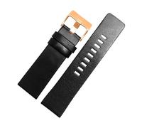 Bracelet en cuir pour homme, 26 mm, 28 mm, 30 mm, 32 mm, longueur 20 cm, boucle ardillon élargie, style décontracté, accessoire universel interchangeable.,26 mm
