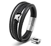 SERASAR Bracelet 'Flake' argent, Taille 17 cm