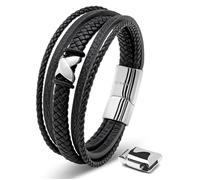 SERASAR Bracelet 'Flake' argent, Taille 20 cm