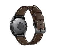 Bracelet en cuir Quick Fit 22/26mm Pour Garmin Epix Gen 2 Band Fenix 8 E 7 7X 6X 6 Pro 47 51mm 5X Plus Tactix7 Enduro(Coffee,26mm)