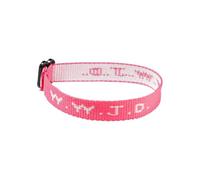 Bracelet en cuir simple W.W.J.D. Monogramme imprimé Bracelet de poignet Webbing Unisexe Bracelet réglable Bracelet photo, taille unique, Nylon, Pas de gemme